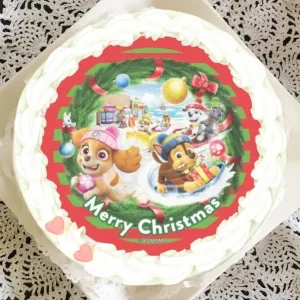 【パウ・パトロール】Xmasプリケーキ2022「集合」